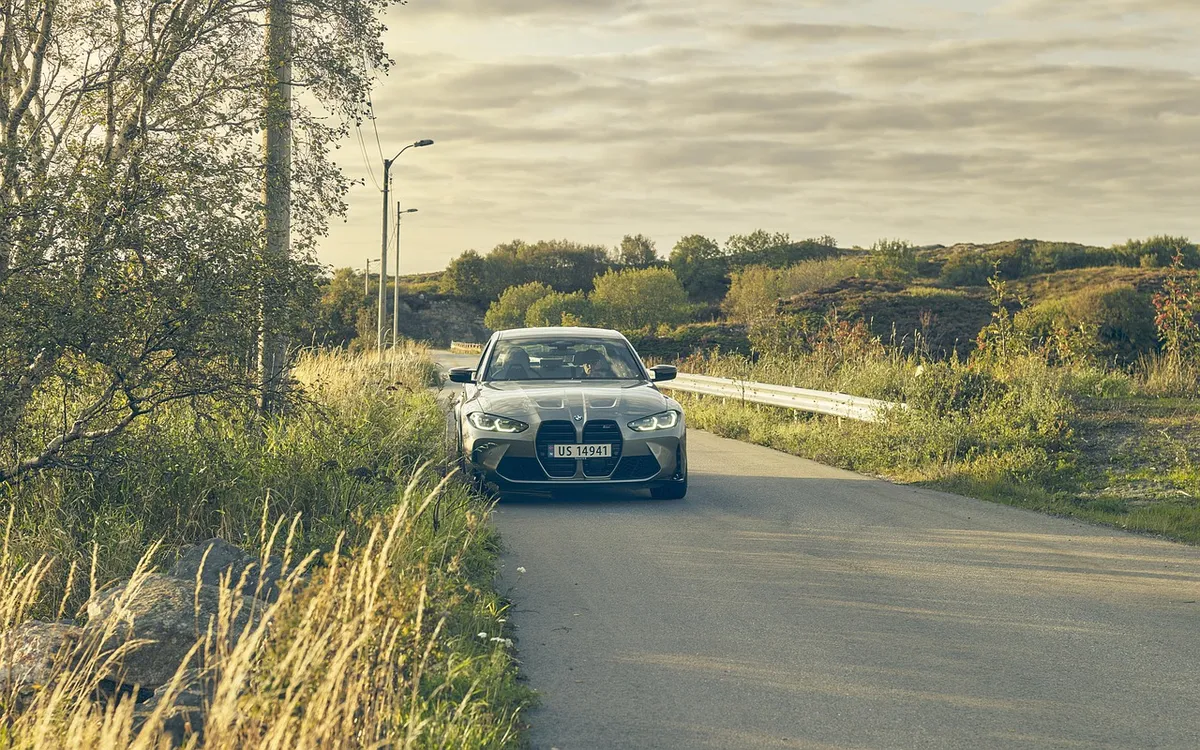 bmw, bmw m3 g80, norway, countryside, nature, drive, road