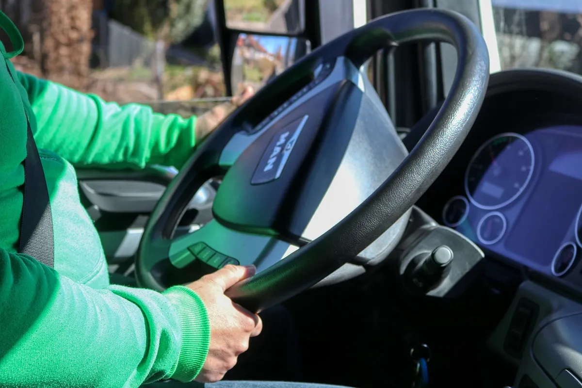 truck, driver, transport, traffic, vehicle, freight, vehicles, driver's license, steering wheel, truck driver, van driver, driving instructor, truck driver, tru